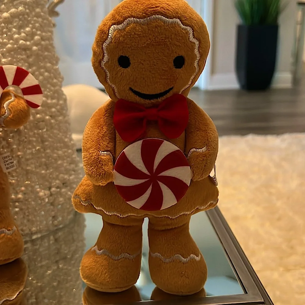 Target 🎯 Pair of Plush Gingerbread Girl & Boy Beanie Couple